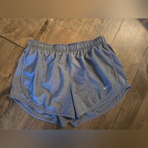 Women's Nike Tempo Running Shorts Gray Size Medium